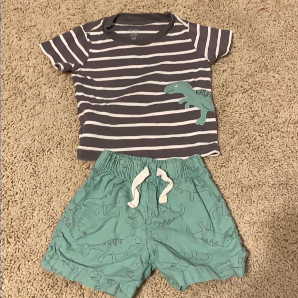 Baby boy matching set 9m